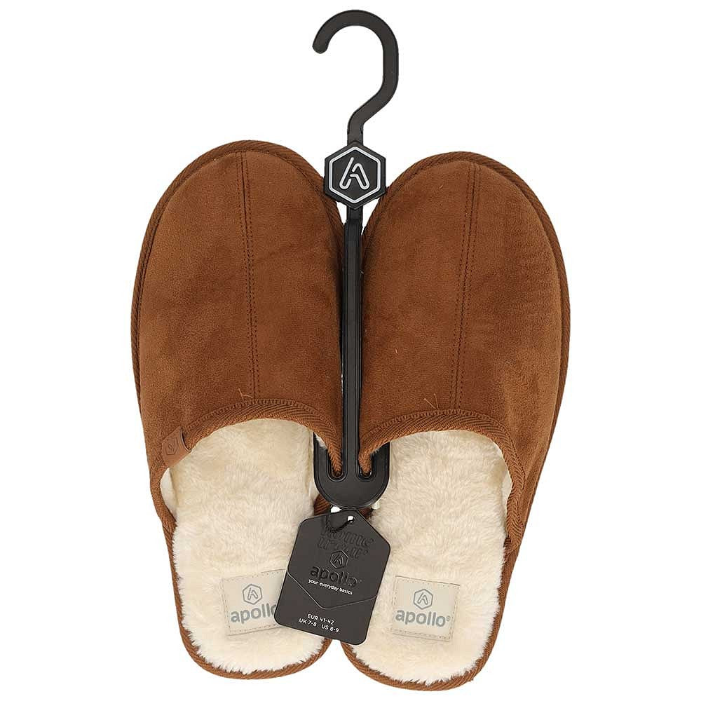 Pantoffel heren met zachte binnenvacht