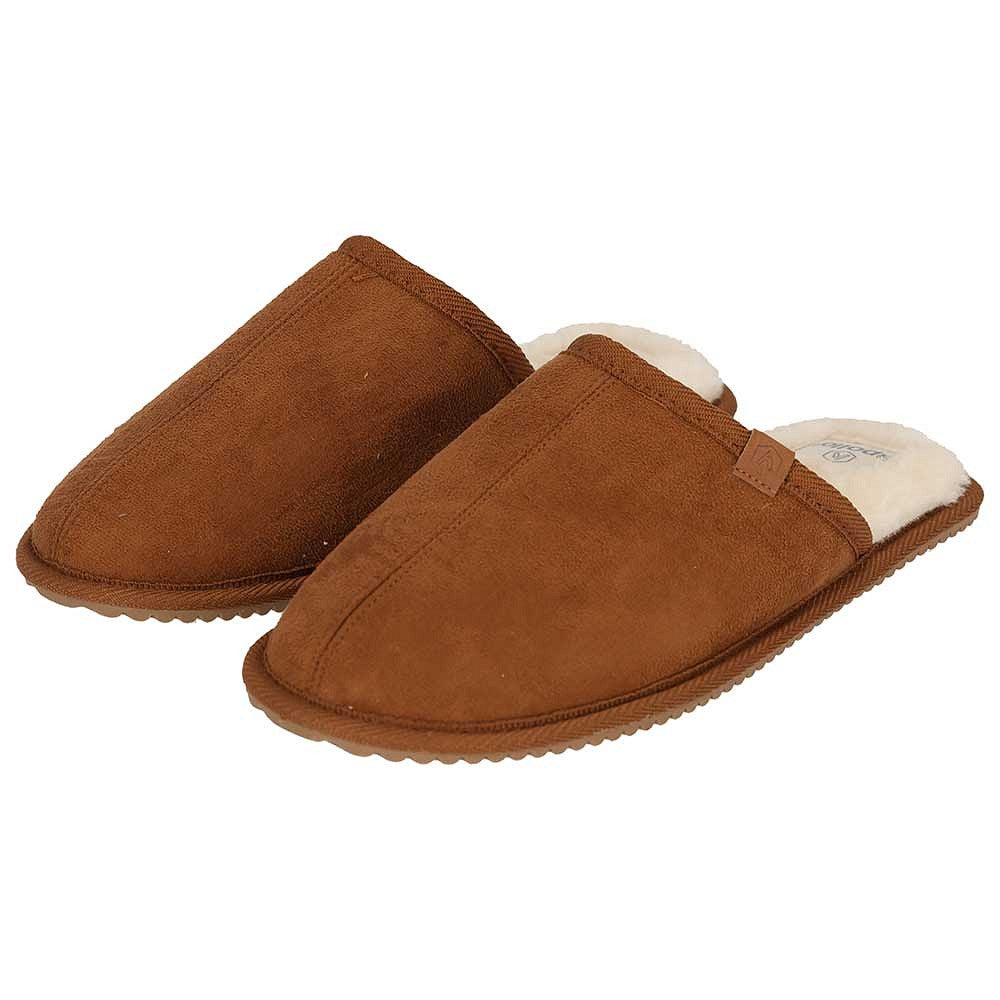 Pantoffel heren met zachte binnenvacht