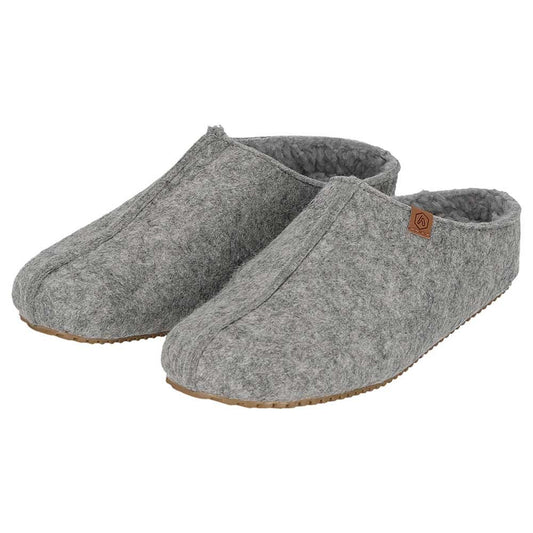 Pantoffel heren met stevige zool - Grijs