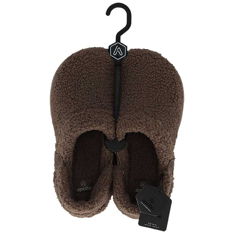 Klomp pantoffel heren - Taupe