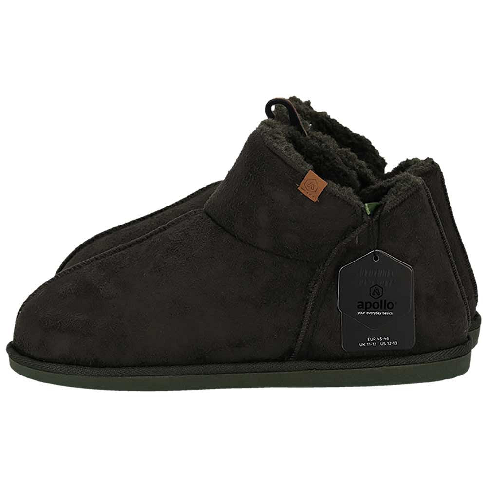 Hohe Herrenpantoffeln - Wildleder