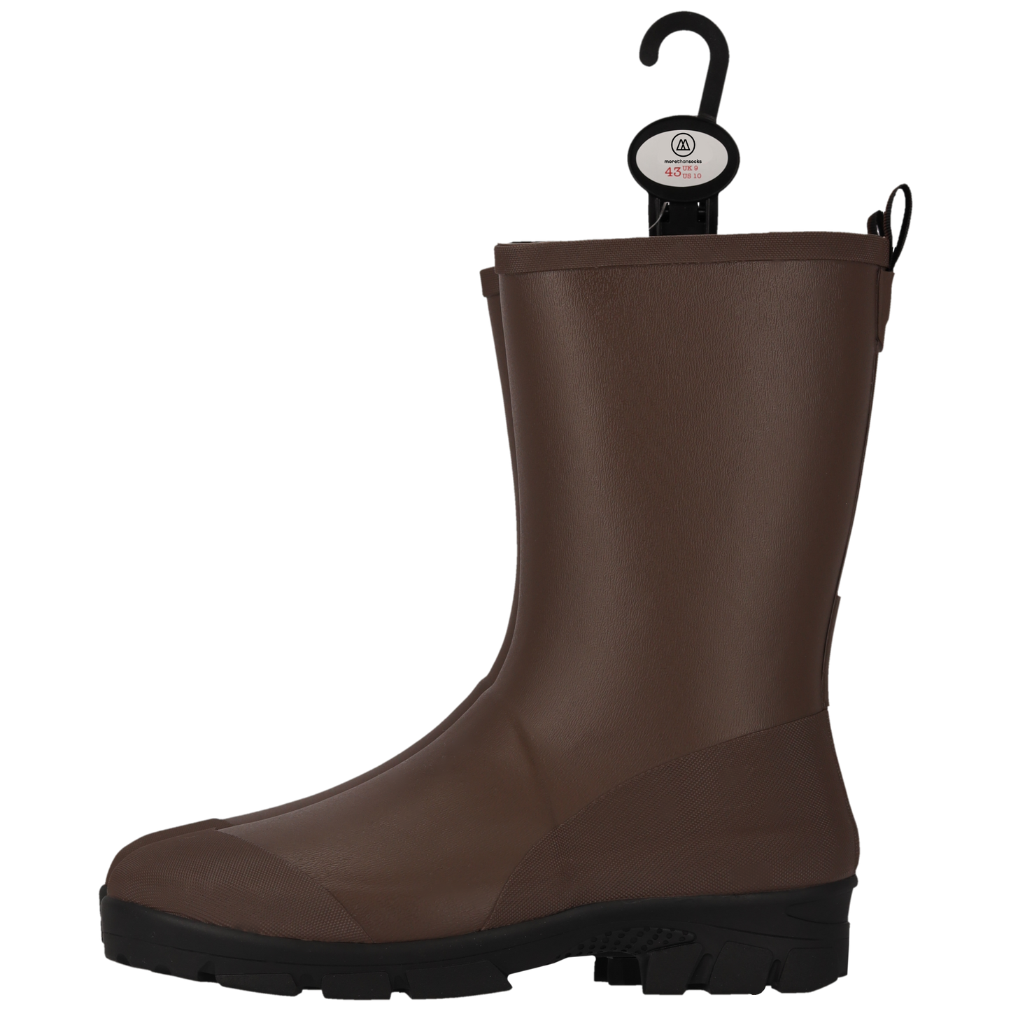 Morethansocks - Hoge regenlaarzen heren - Bruin