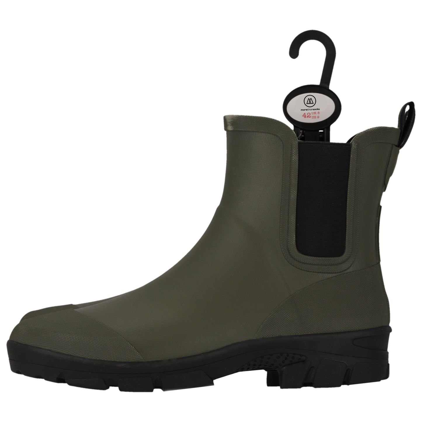 Morethansocks - Lage regenlaarzen heren - Groen