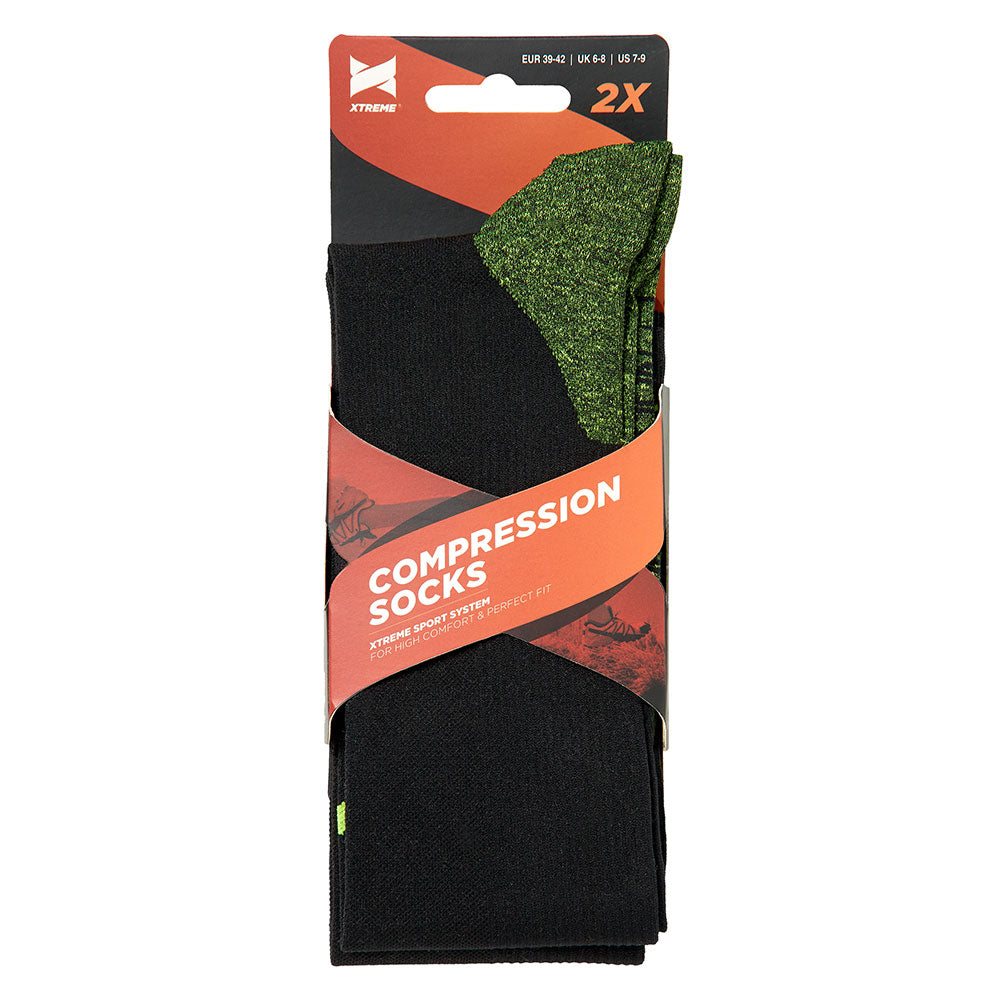 Hardloop/Compressie sokken - 4-Stuks