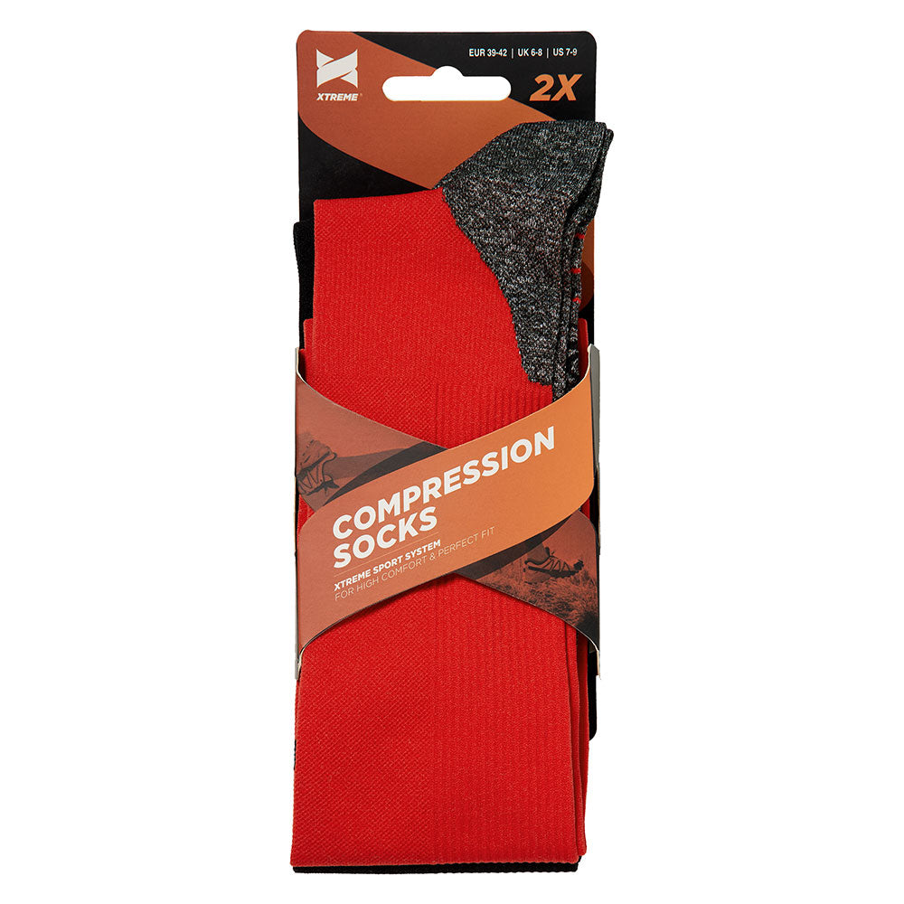 Hardloop/Compressie sokken - 4-Stuks