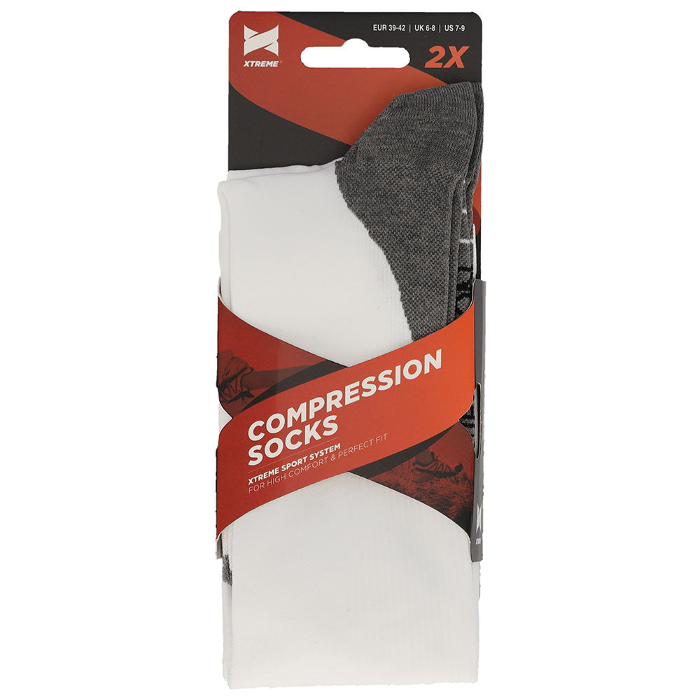 Hardloop/Compressie sokken - 4-Stuks