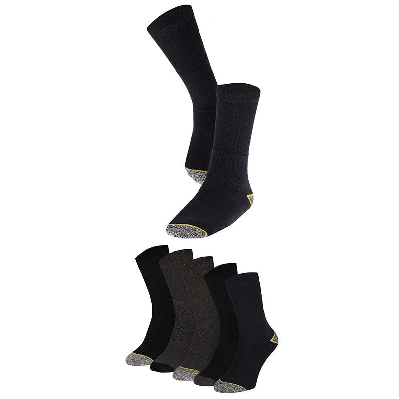Katoenen werksokken heren - Multi color - 5-Pak