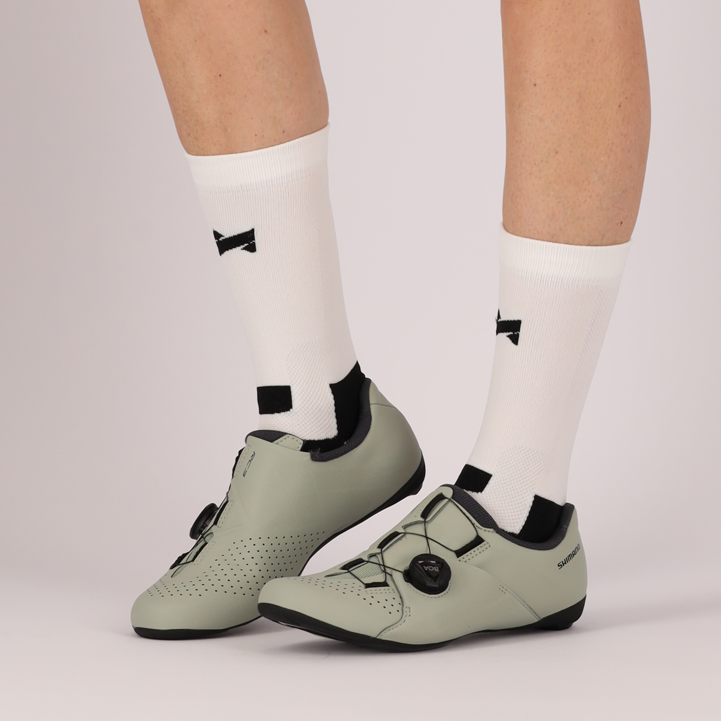 Chaussettes cyclistes hautes unisexes - 6 paires