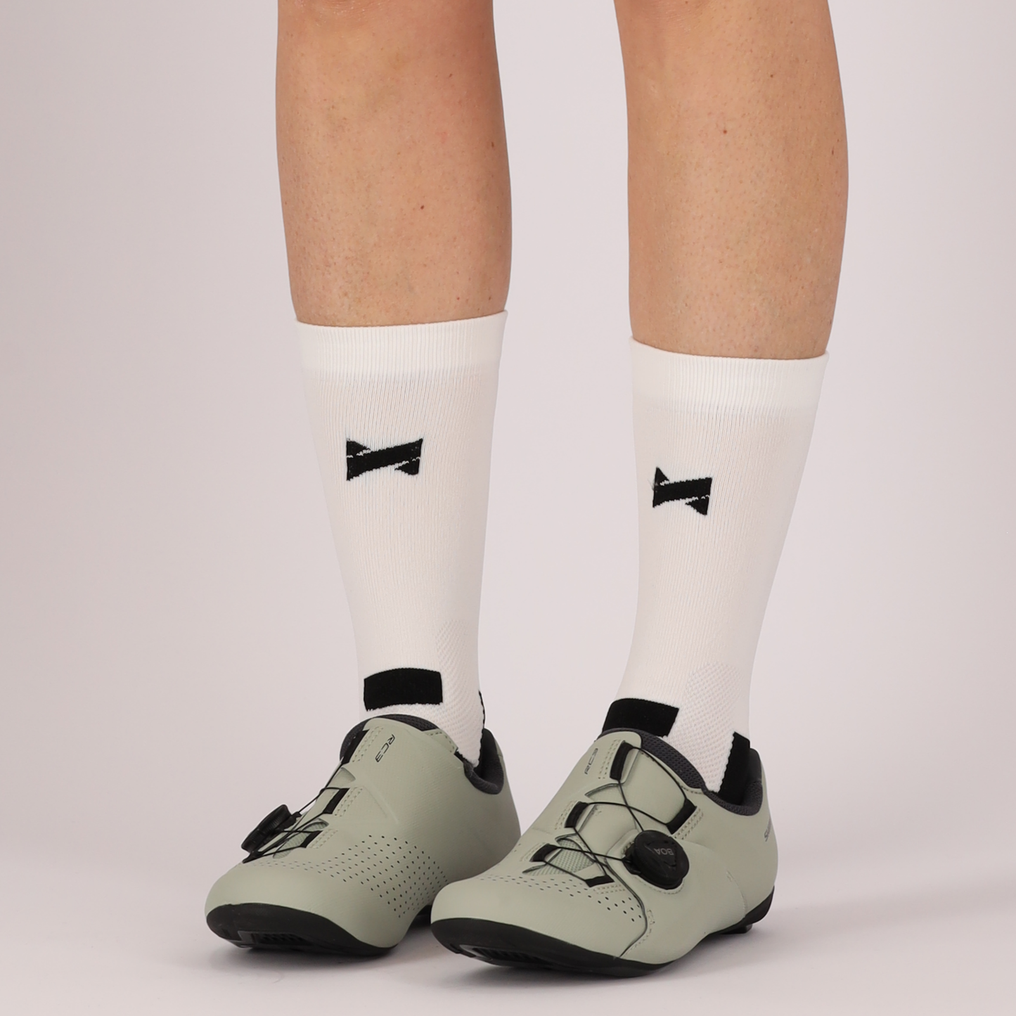 Chaussettes cyclistes hautes unisexes - 6 paires