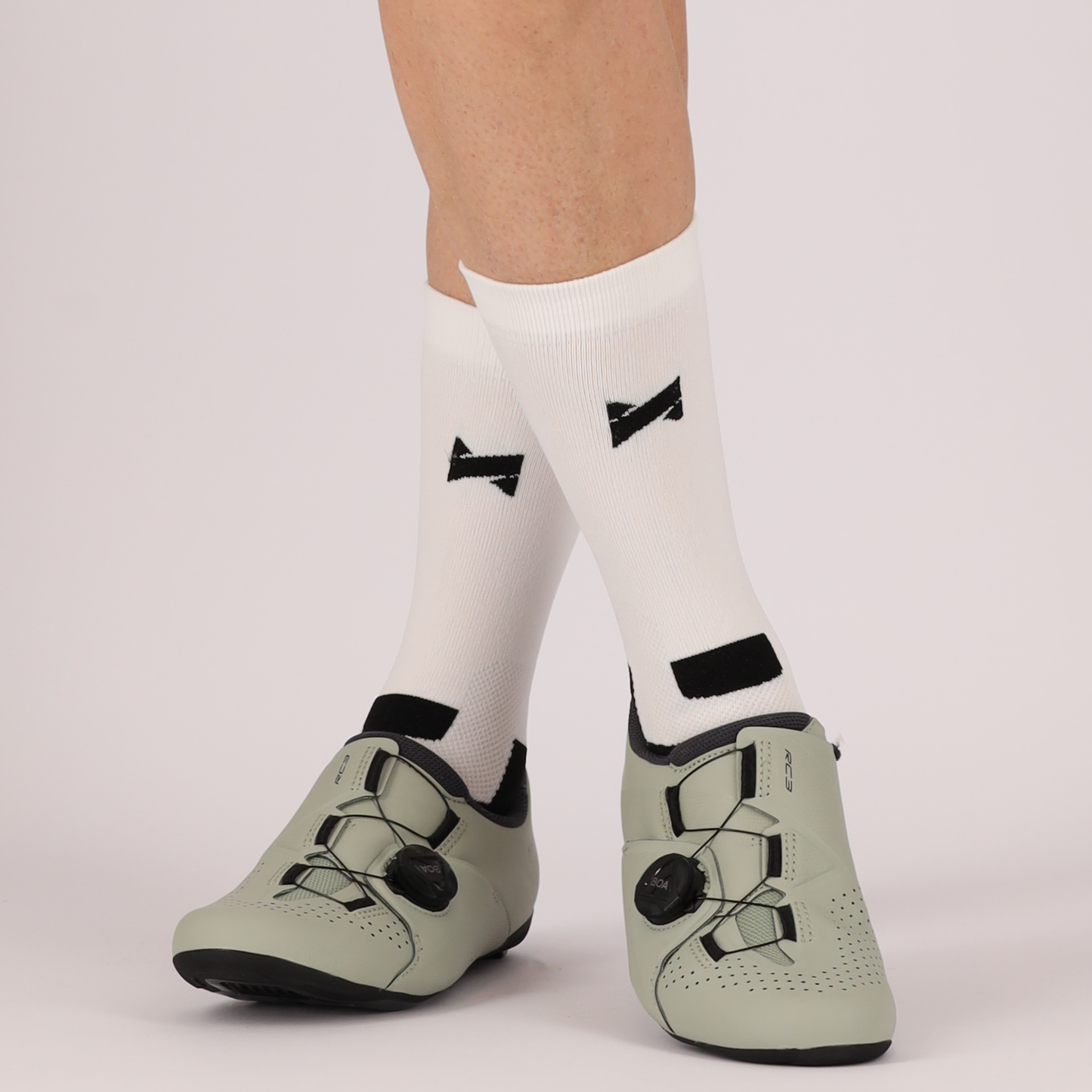 Chaussettes cyclistes hautes unisexes - 6 paires
