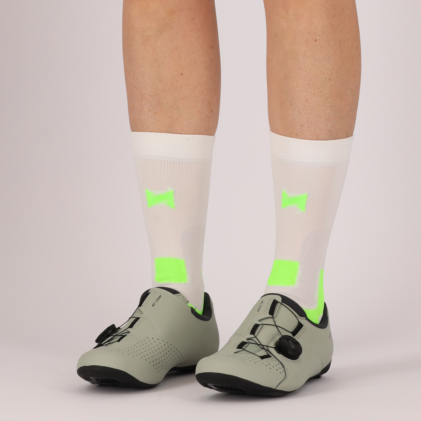 Chaussettes cyclistes hautes unisexes - 6 paires