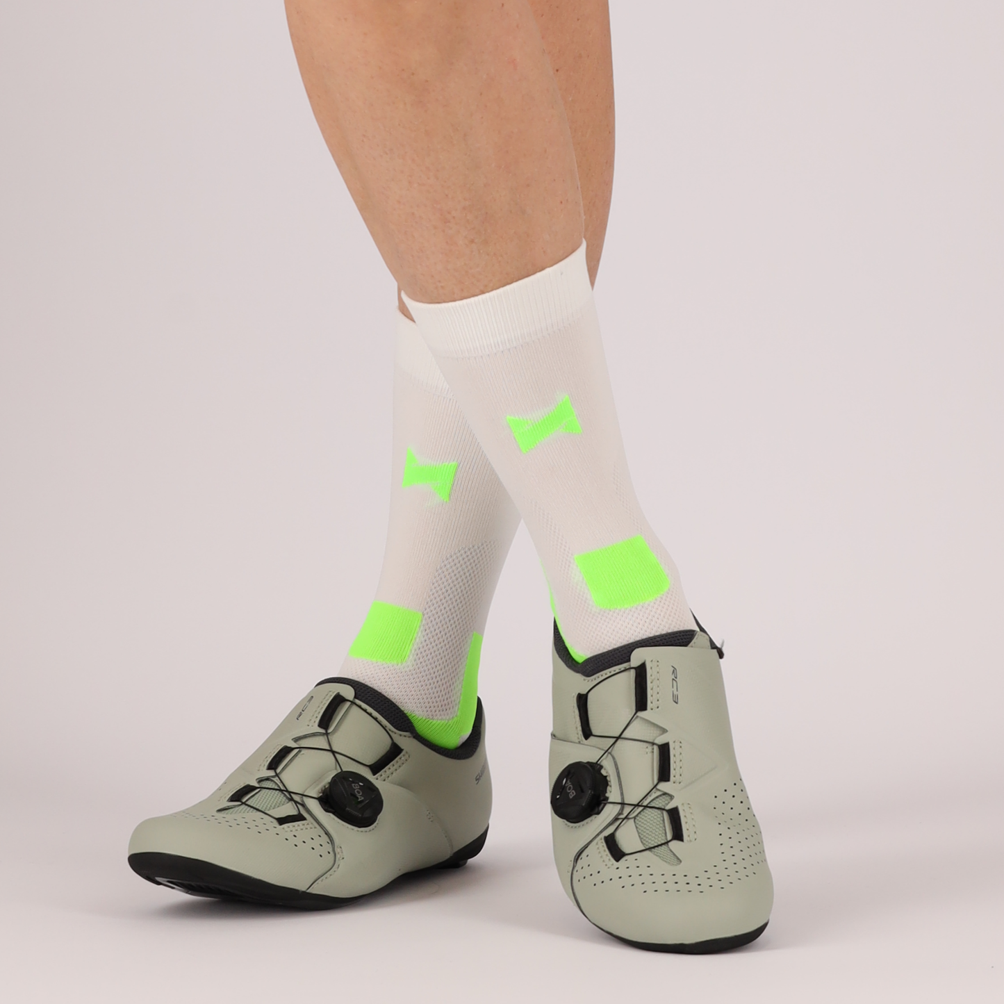 Chaussettes cyclistes hautes unisexes - 6 paires