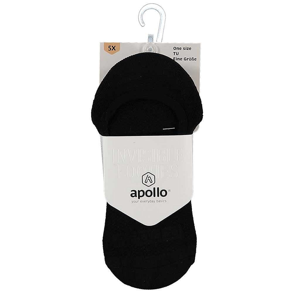 Sport Footies Männer - Schwarz - 5er-Pack