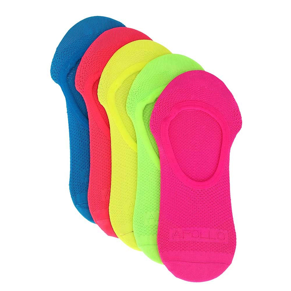 Sport Footies Dames - Multi Neon - 5-Pak