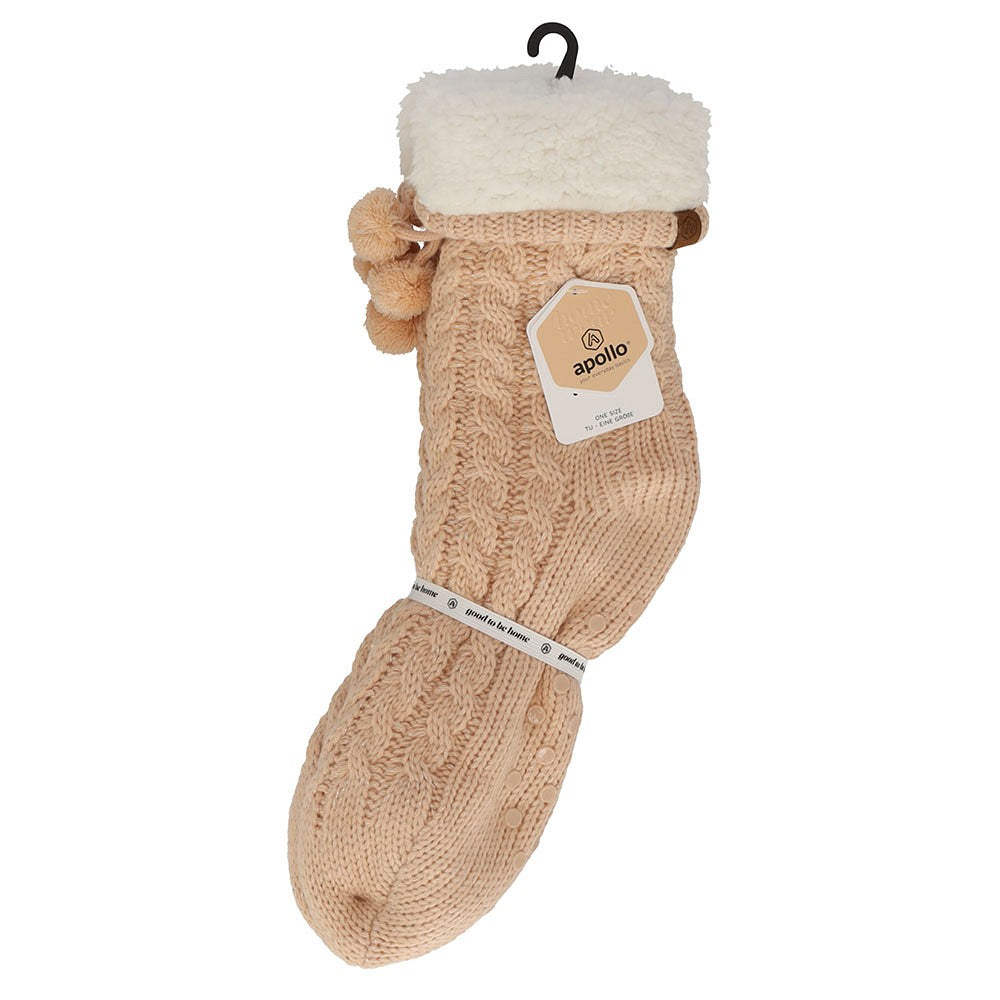 Haussocke Damen - Kunstpelzkragen - Fashion Pink