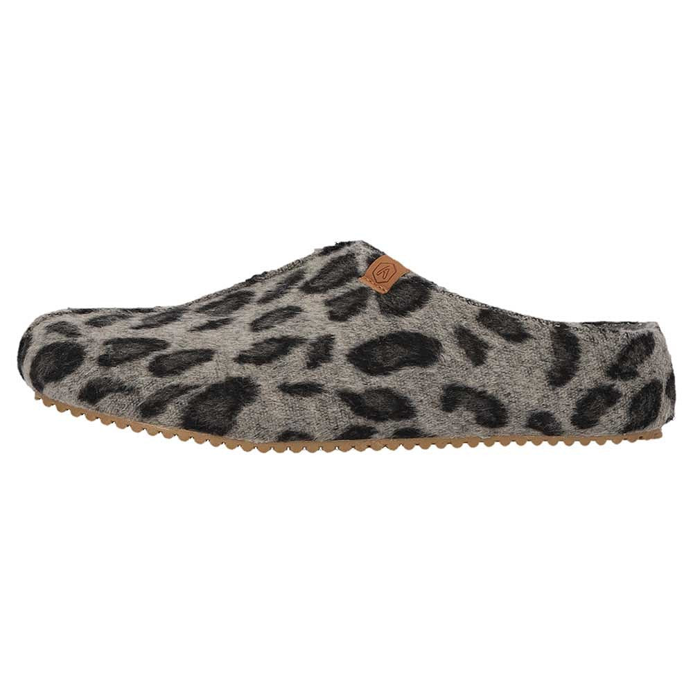 Pantoffels dames met stevige zool en print