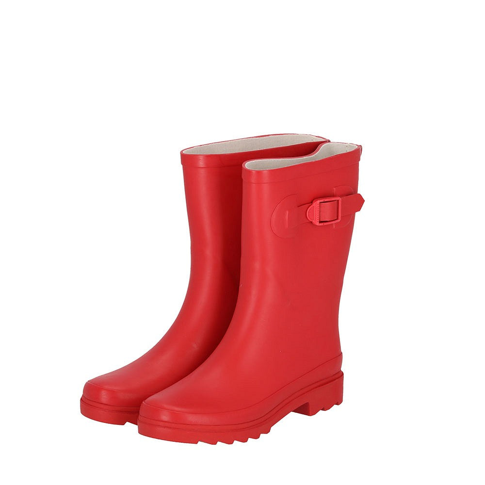 Bottes de pluie pour dames Caoutchouc Rouge