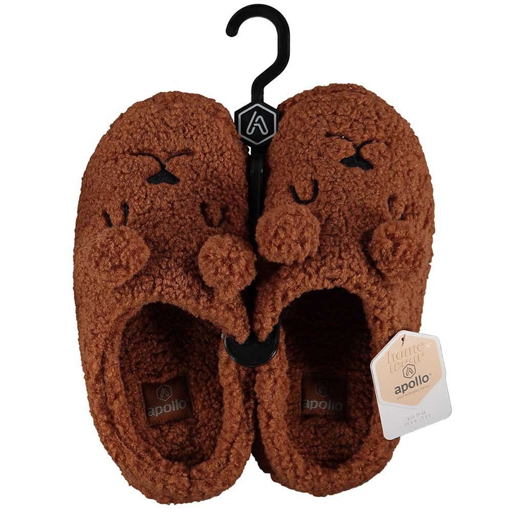 Pantoffel dames teddy bear