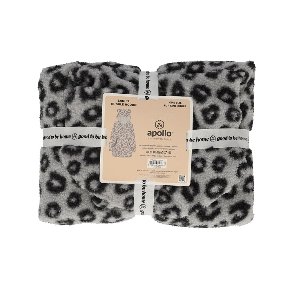 Huggle Hoodie Ladies - Leopard Print - Taille unique