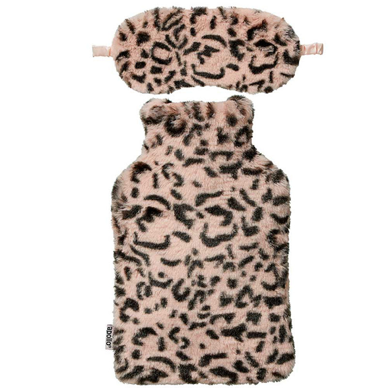 Kruik leopardprint met bijpassend oogmasker
