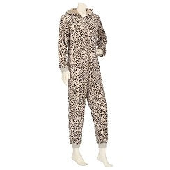 Dames onesie leopard