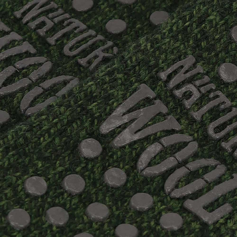 Huissokken dames - Wol - Army Groen - Antislip