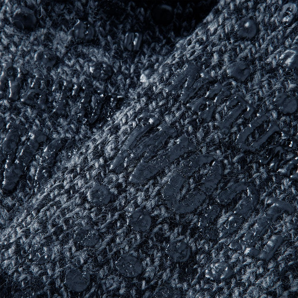 Wollen heren huissokken - Anti slip - Donker Blauw