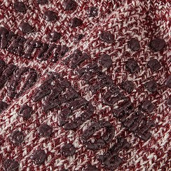 Wollen dames huissokken - Anti slip - Fashion Rood