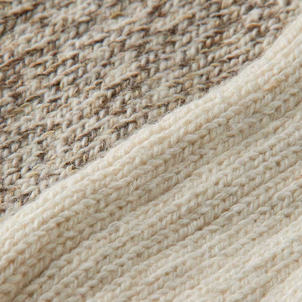 Chaussettes chaudes en laine pour femmes - 2 Paires - Beige