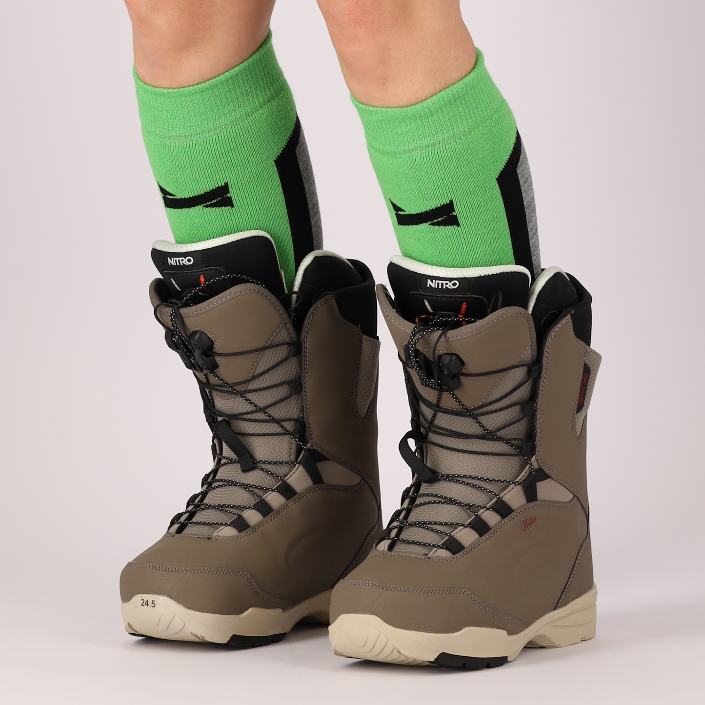Chaussettes de snowboard unisexe - 4 paires