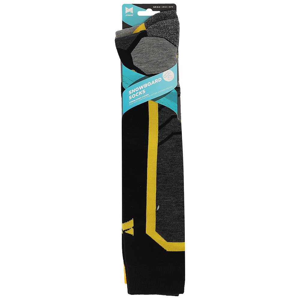 Chaussettes de snowboard unisexe - 4 paires