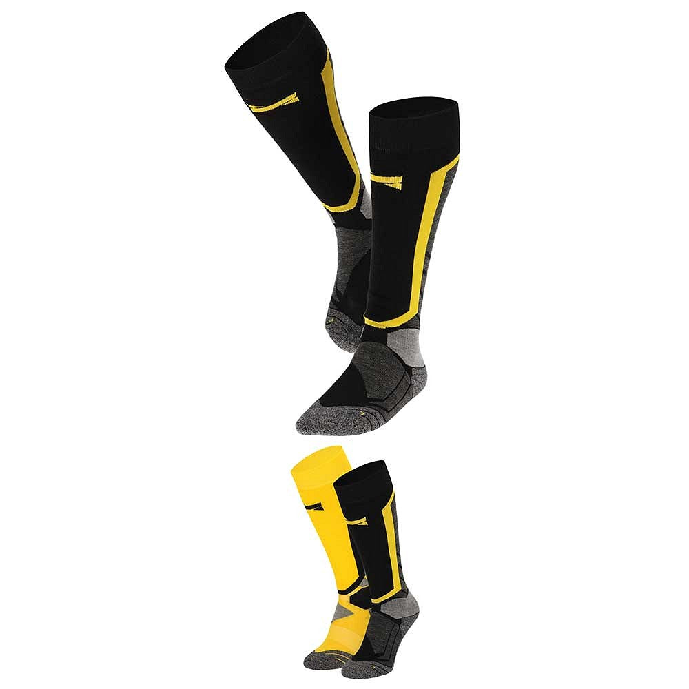 Chaussettes de snowboard unisexe - 4 paires