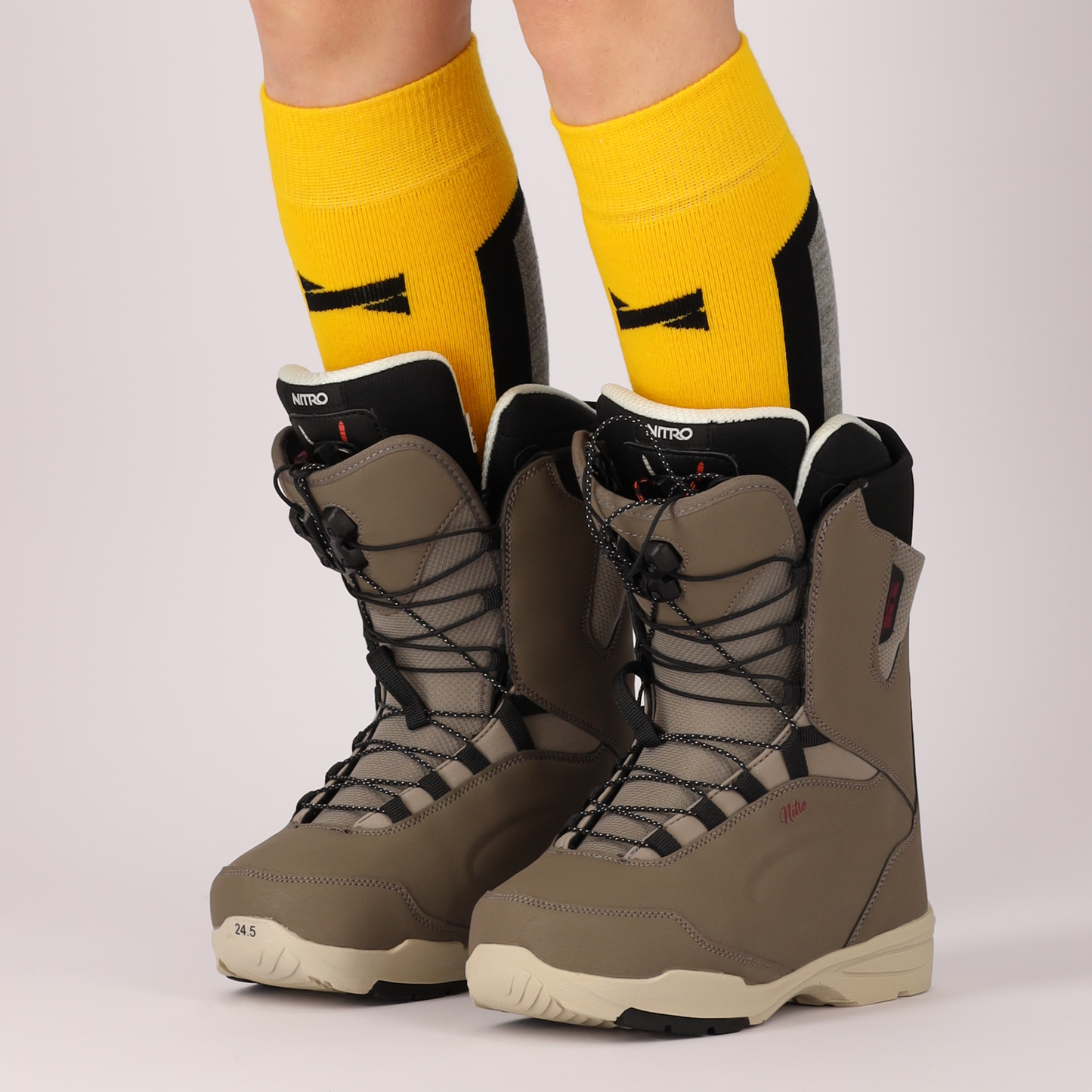 Chaussettes de snowboard unisexe - 4 paires