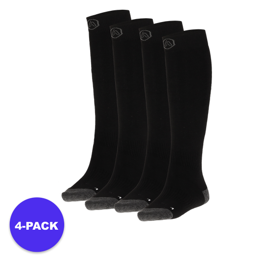 Skisocken Unisex - einfarbig - Frotteesohle - 4er-Pack - Sonderpackung