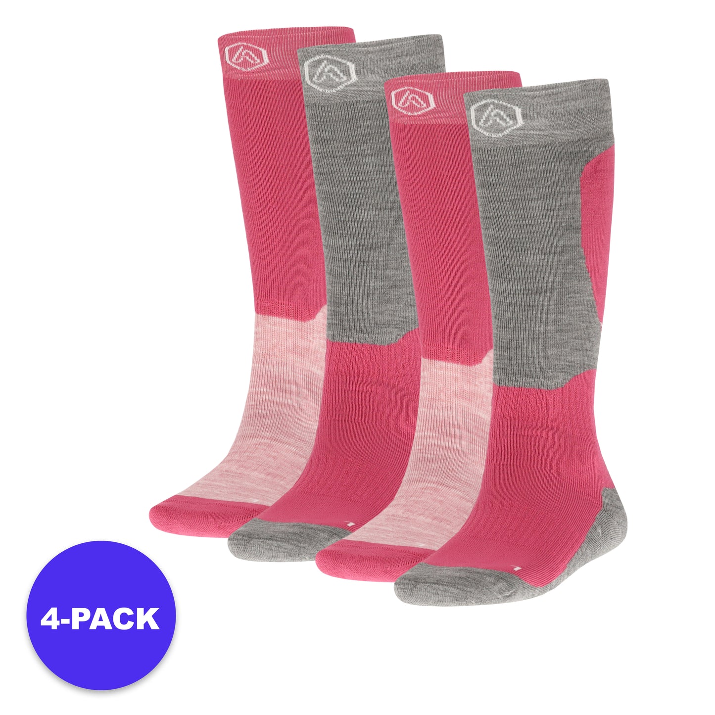 Chaussettes de ski unisexe - Design - 4-Pack - Advantage pack