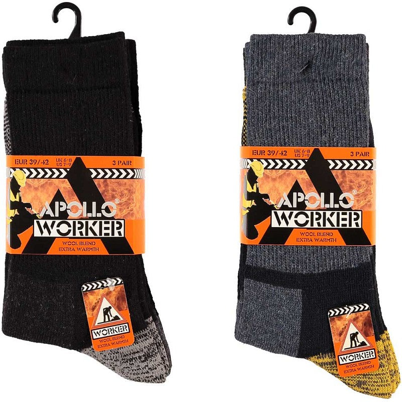Wollen thermo werksokken – Apollo Workwear – verpakking