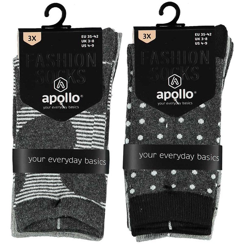Chaussettes colorées pour femmes (paquet de 6)