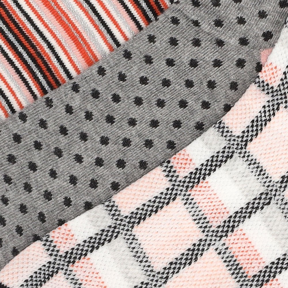Chaussettes colorées à rayures et à pois pour femmes