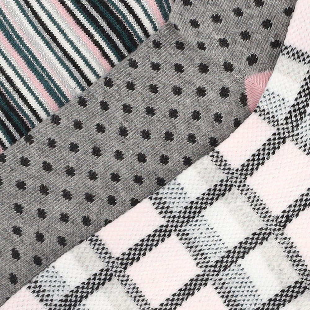 Chaussettes colorées à pois et à rayures pour femmes (paquet de 6)
