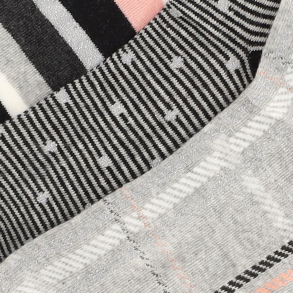 Chaussettes colorées à rayures pour femmes (paquet de 6)