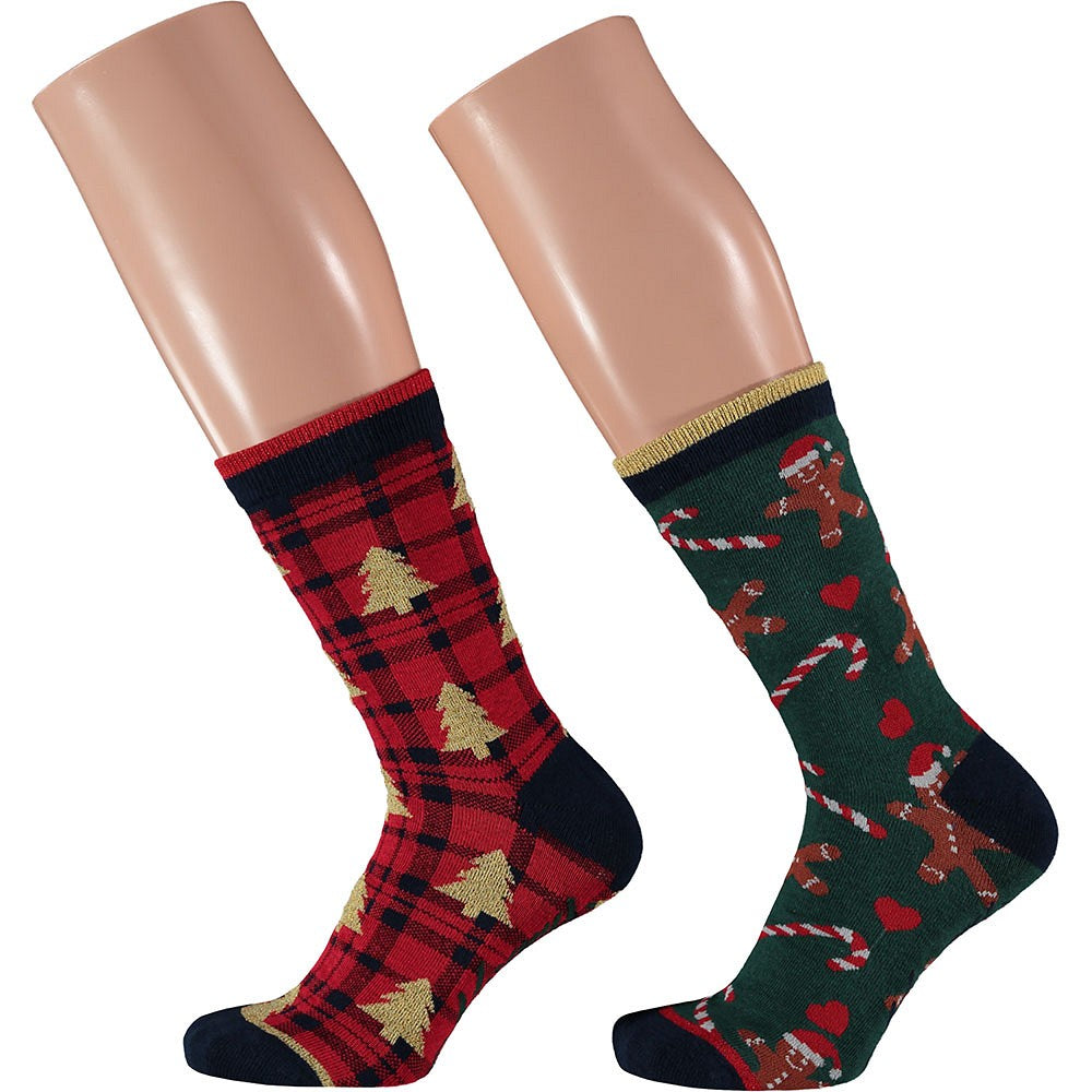 Kerstsokken dames in kerstbal