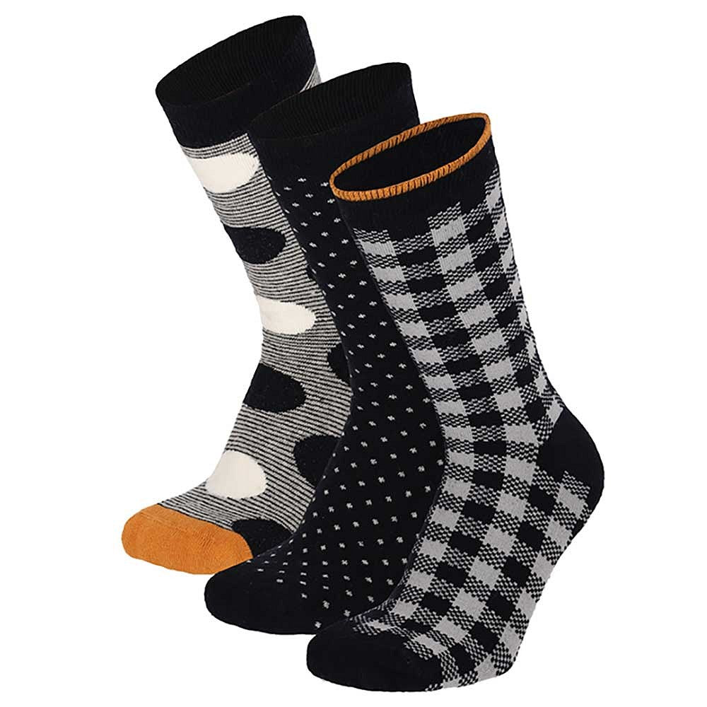 Gemusterte Frotteesocken für Frauen (6er-Pack)