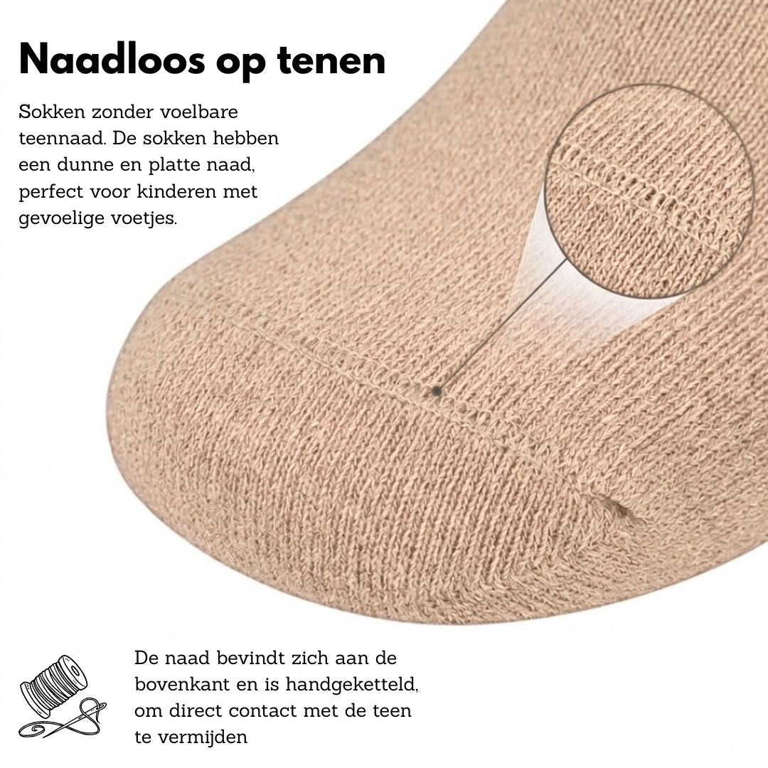 Chaussettes Bamboo Kids Basic - Noir - Lot de 4