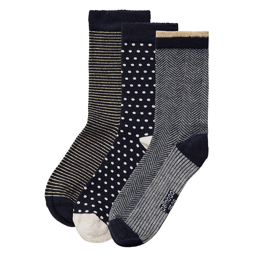 Chaussettes en bambou pour femmes - Multi navy - (paquet de 6)