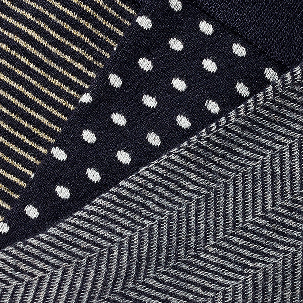 Chaussettes en bambou pour femmes - Multi navy - (paquet de 6)