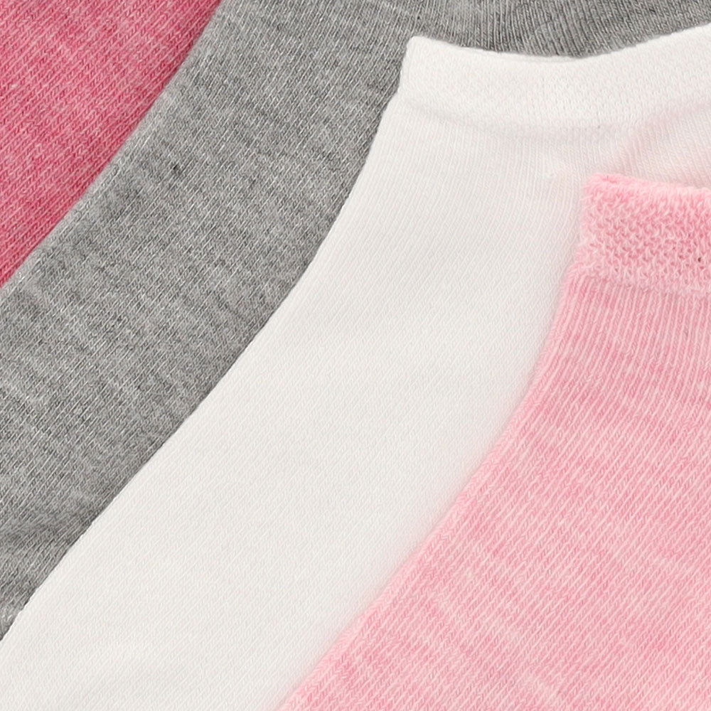 Bamboe Sneakersokken Kids - Multi Roze - 4 Pak