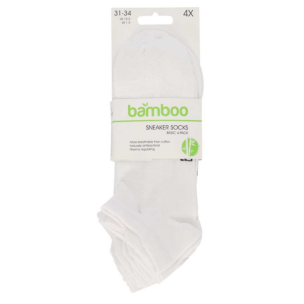 Chaussettes Bamboo Sneaker Socks Kids - White - Mash