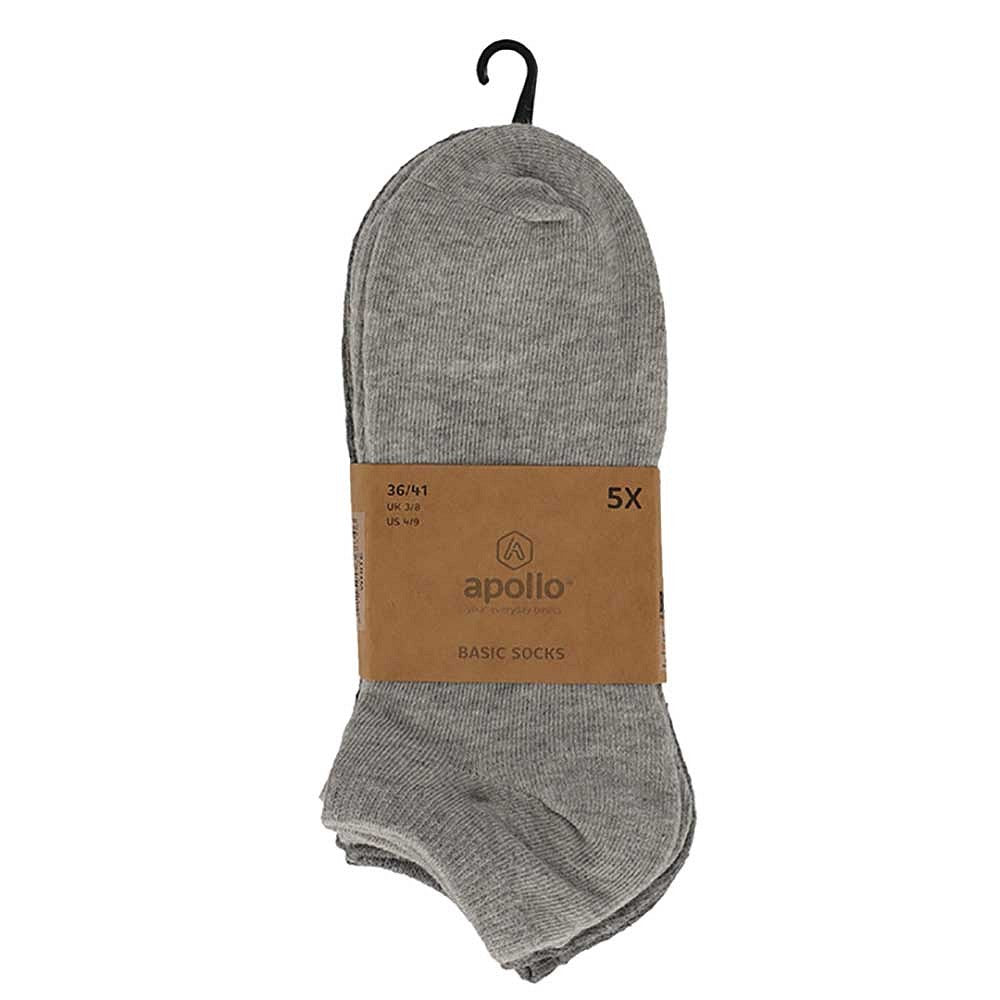 Chaussettes de sport pour femmes - Gris - Lot de 5