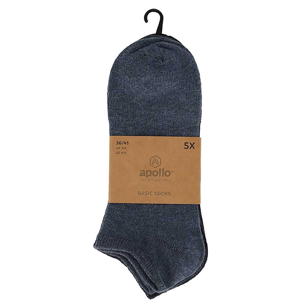 Chaussettes de sport pour femmes - Bleu marine - Lot de 5
