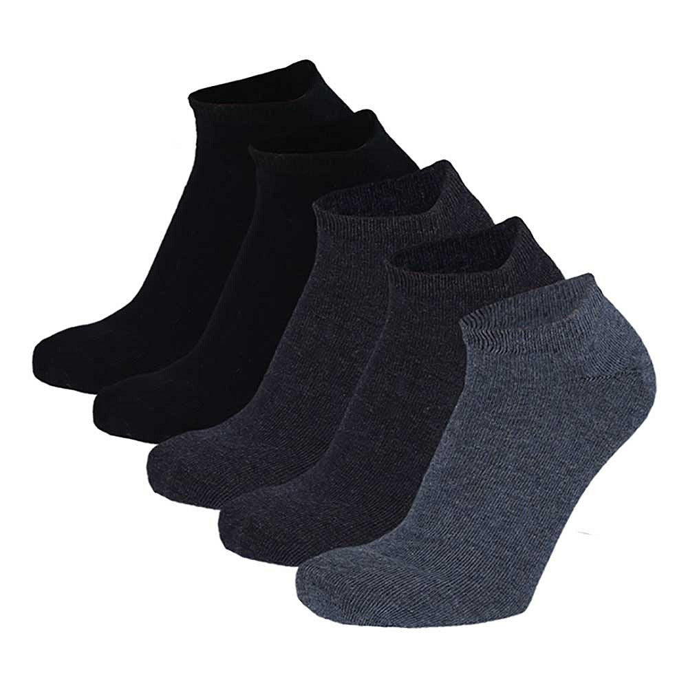 Chaussettes de sport pour femmes - Bleu marine - Lot de 5
